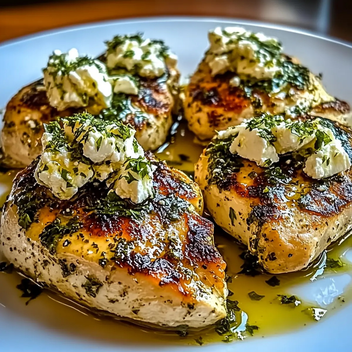 Greek Chicken with Lemon and Feta