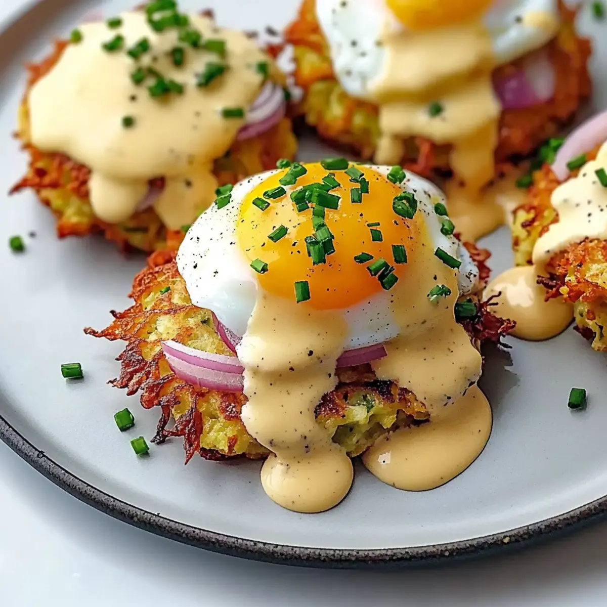 Latke Eggs Benedict