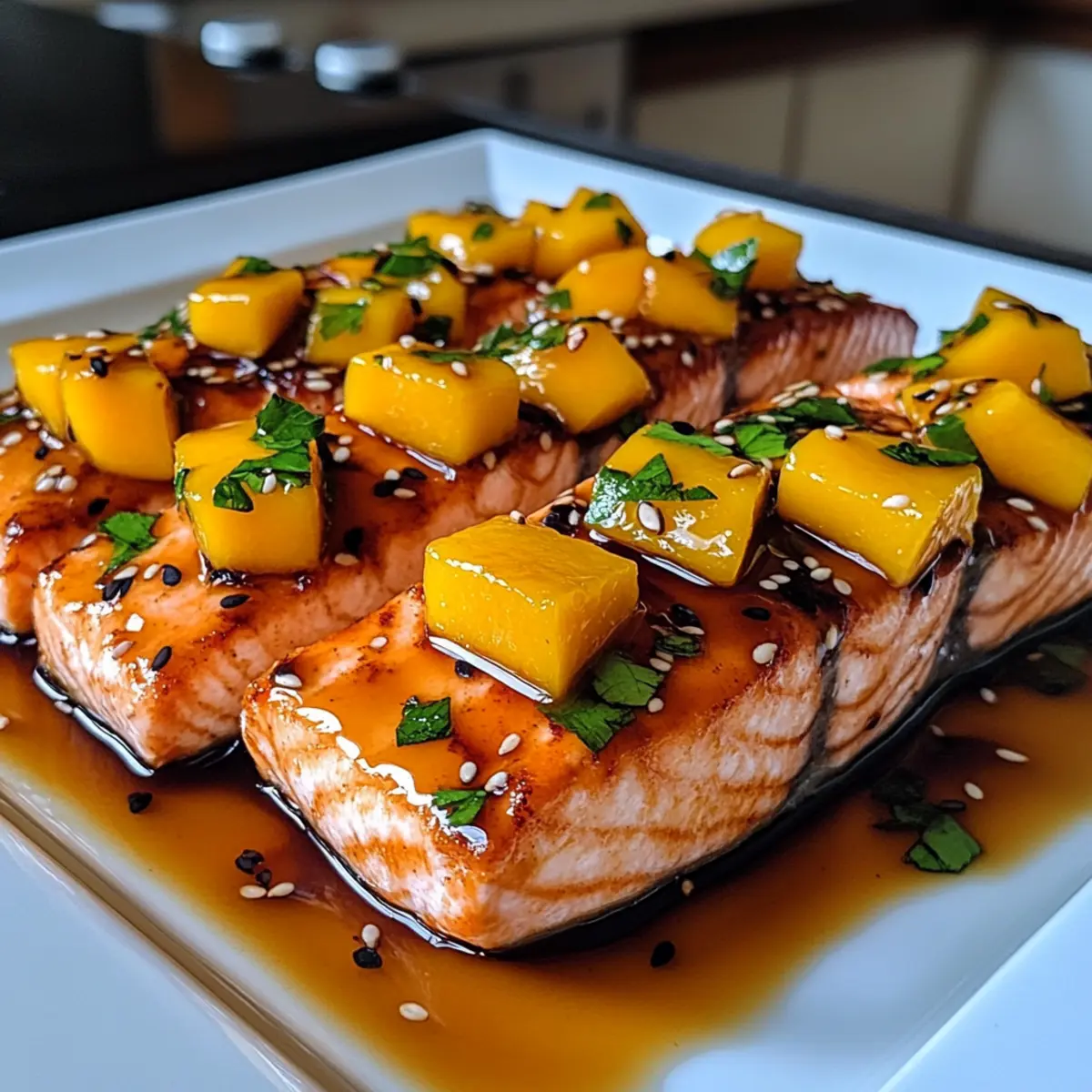 Mango Teriyaki Salmon