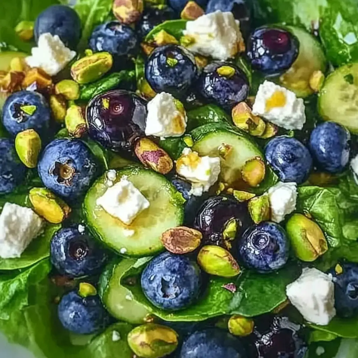 Blueberry Pistachio Spring Salad