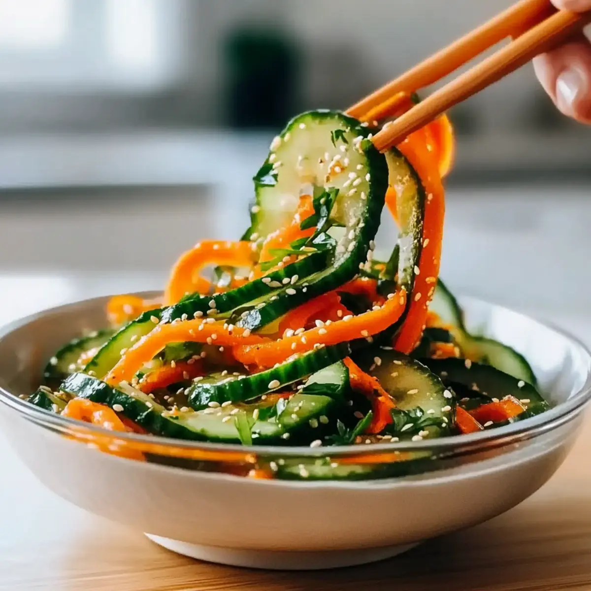 Cucumber Carrot Salad