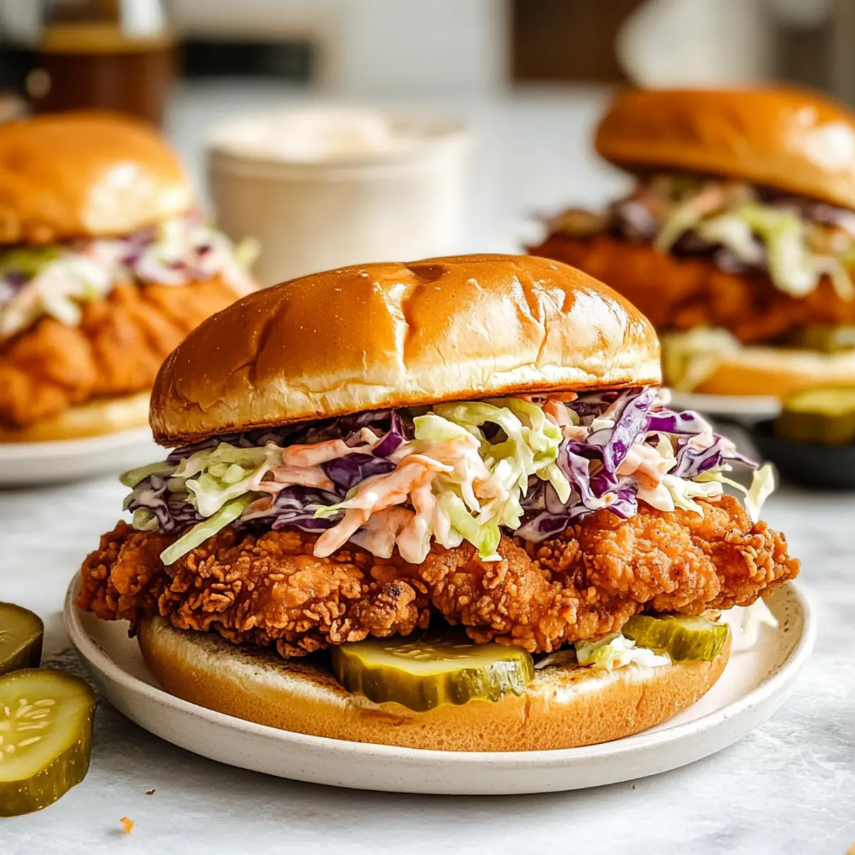 Nashville Hot Chicken Sandwiches