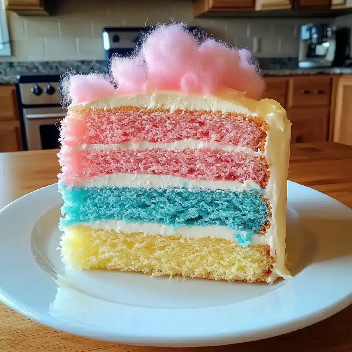 Cotton Candy Cake