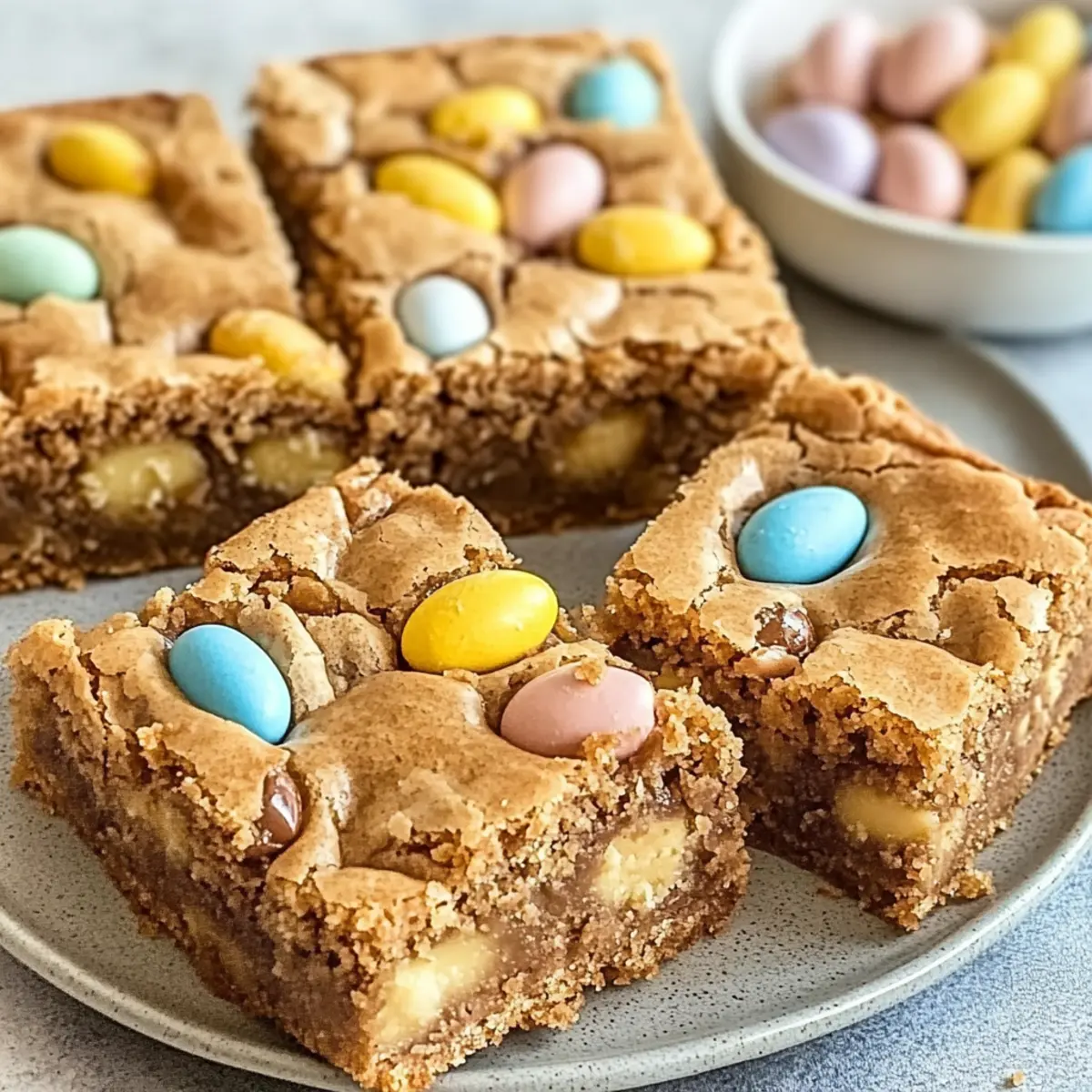 Mini Cadbury Easter Egg Blondies