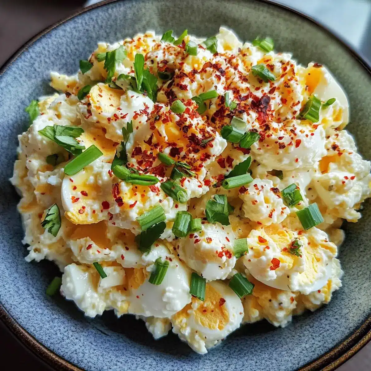 Simple Cottage Cheese Egg Salad