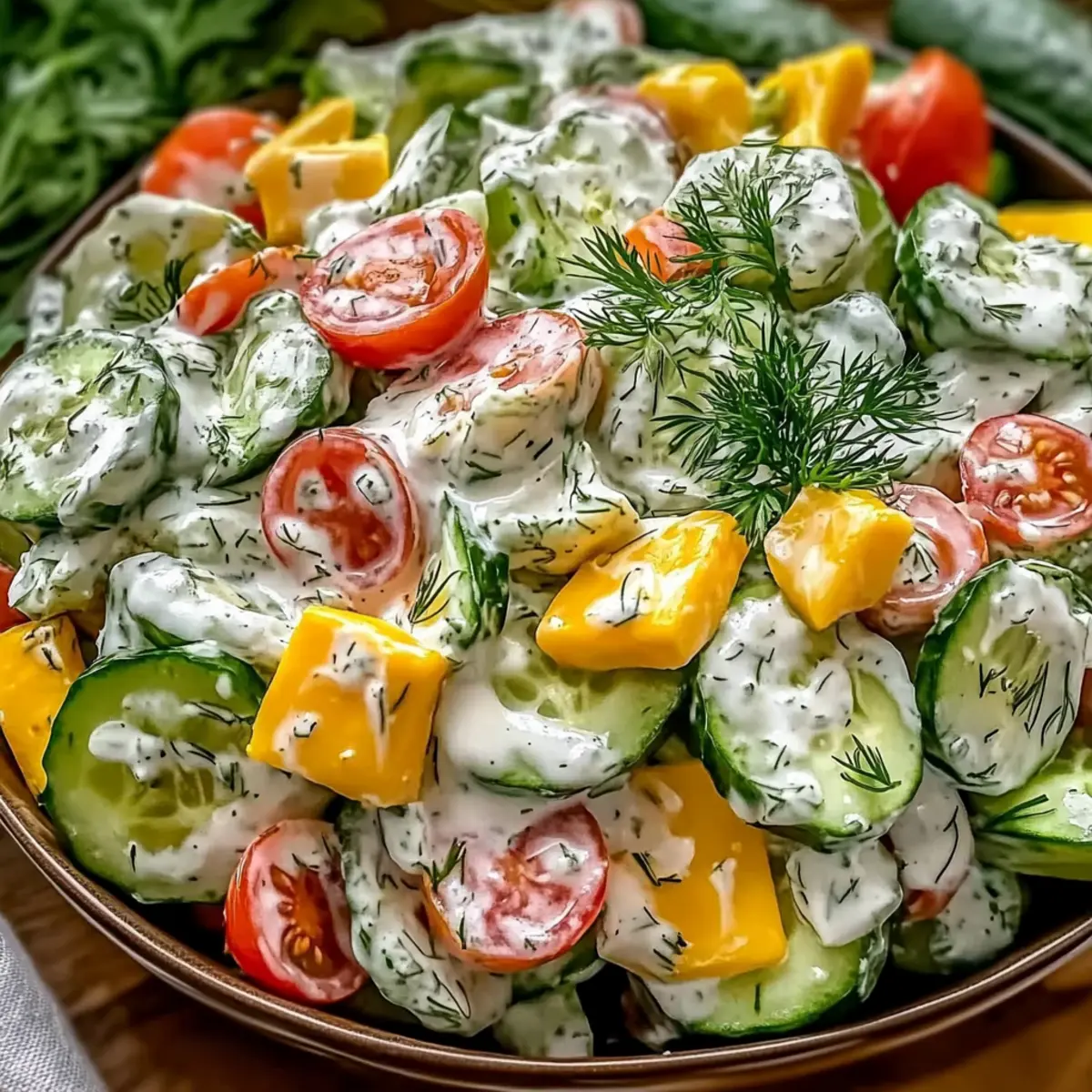 Cucumber Ranch Crack Salad