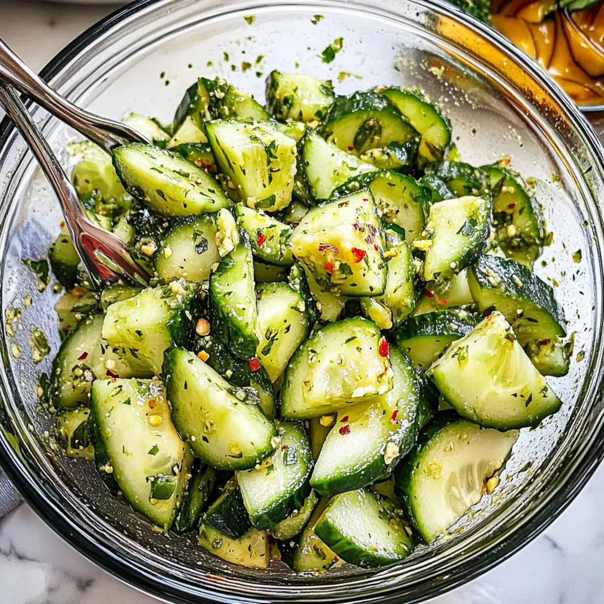 Cucumber Avocado Salad