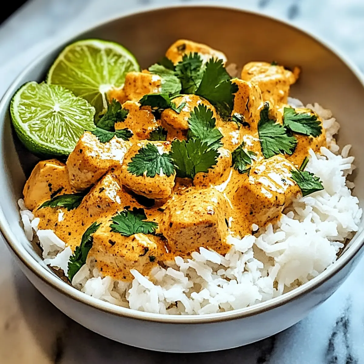 Coconut Chicken Rice Bowl