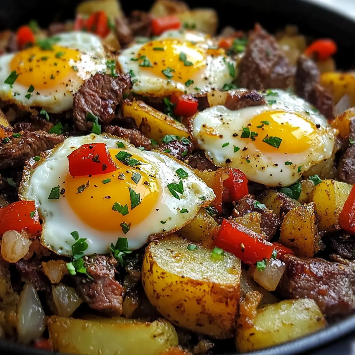 Steak and Potato Breakfast Hash