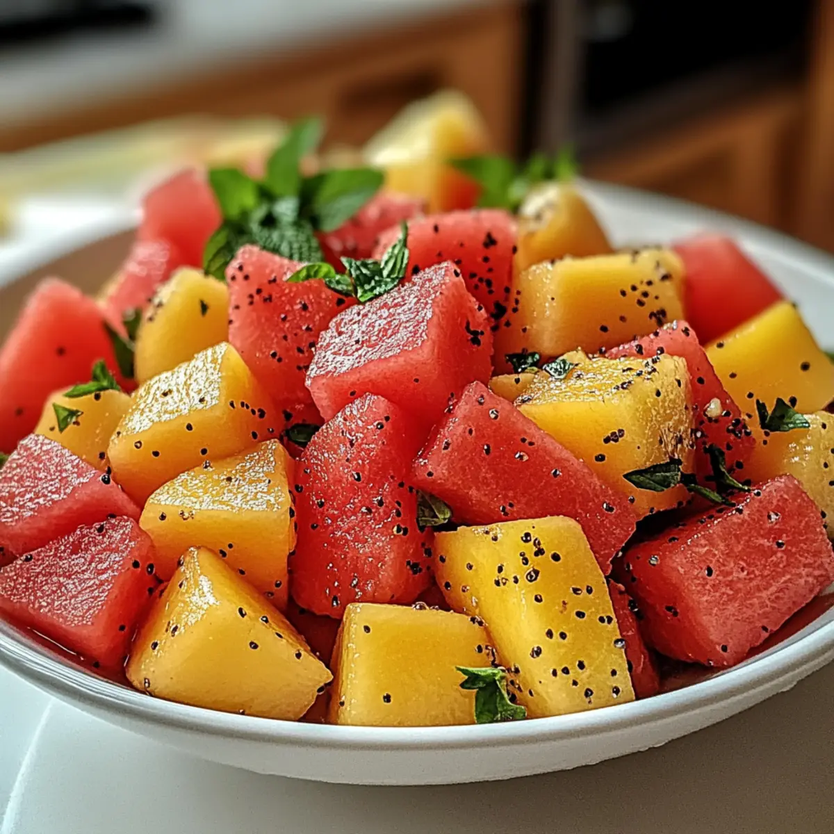 Peach Watermelon Salad Recipe