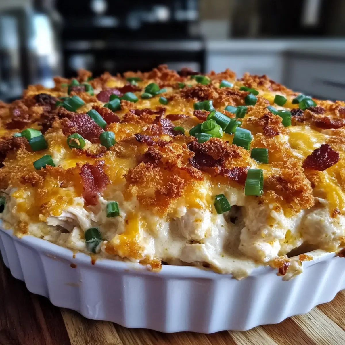 Keto Crack Chicken Casserole