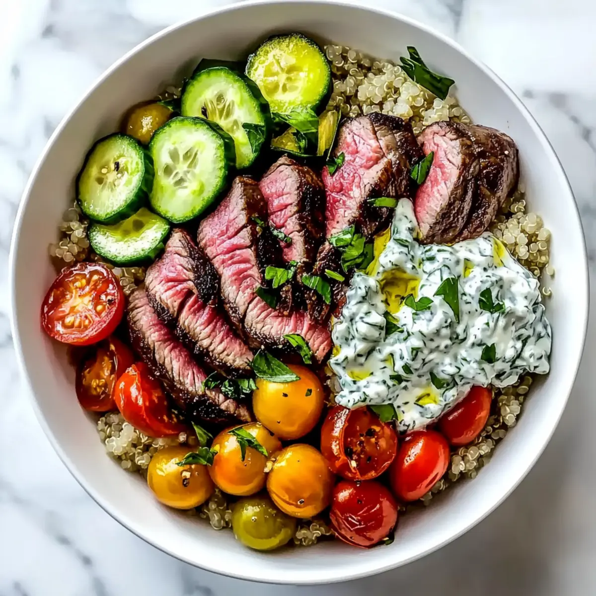 Mediterranean Steak Bowl
