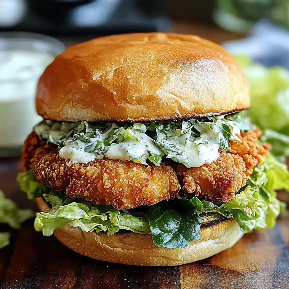 CHICKEN CAESAR SANDWICH