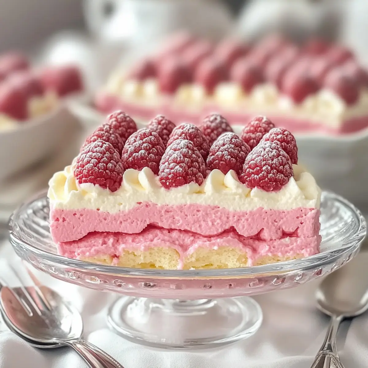 White Chocolate Raspberry Tiramisu