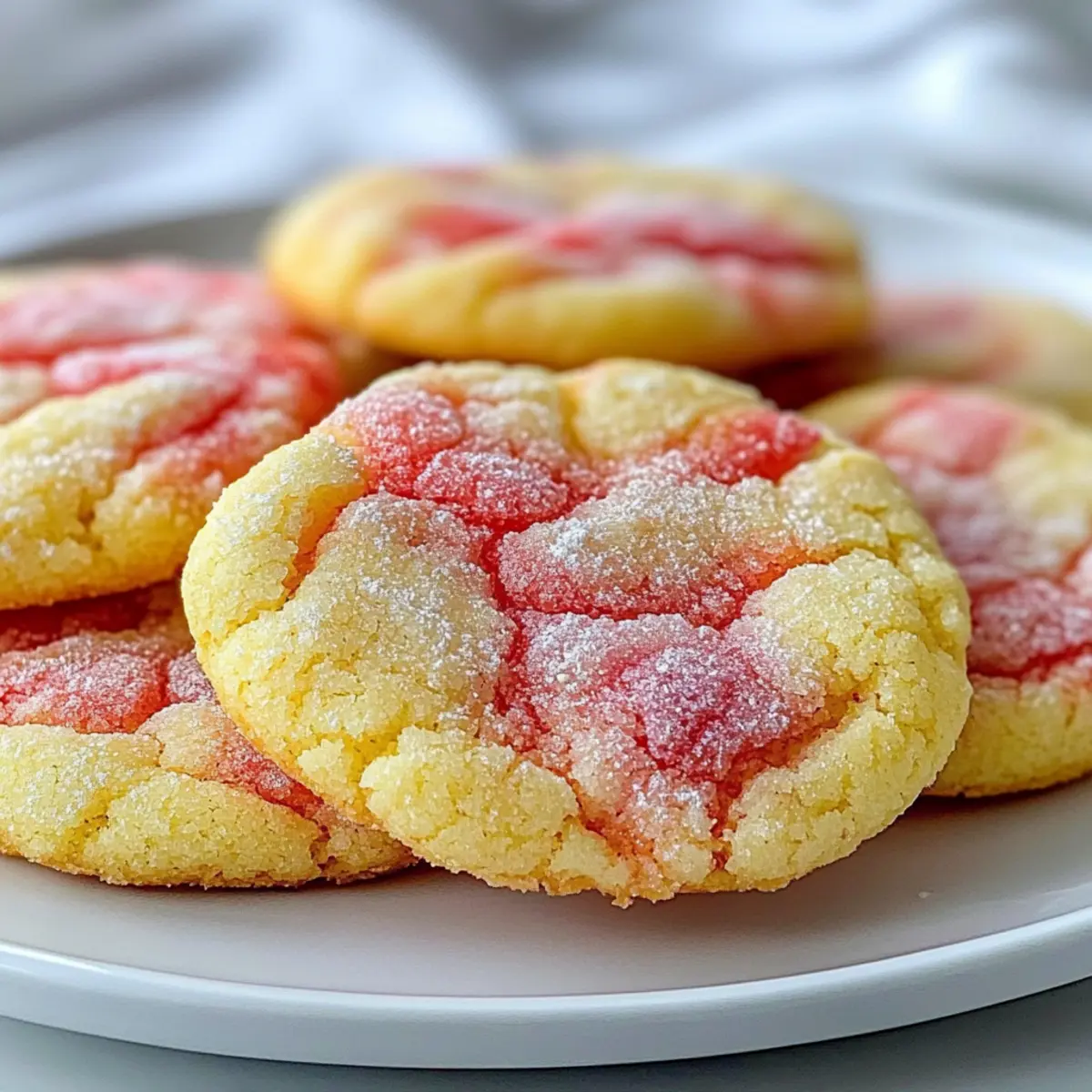 Strawberry Lemonade Cookies