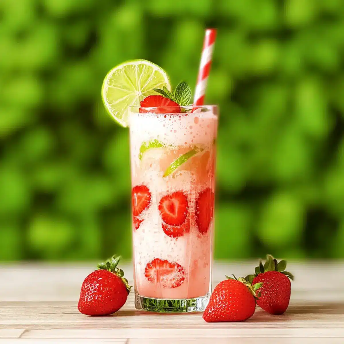 Strawberry Brazilian Lemonade