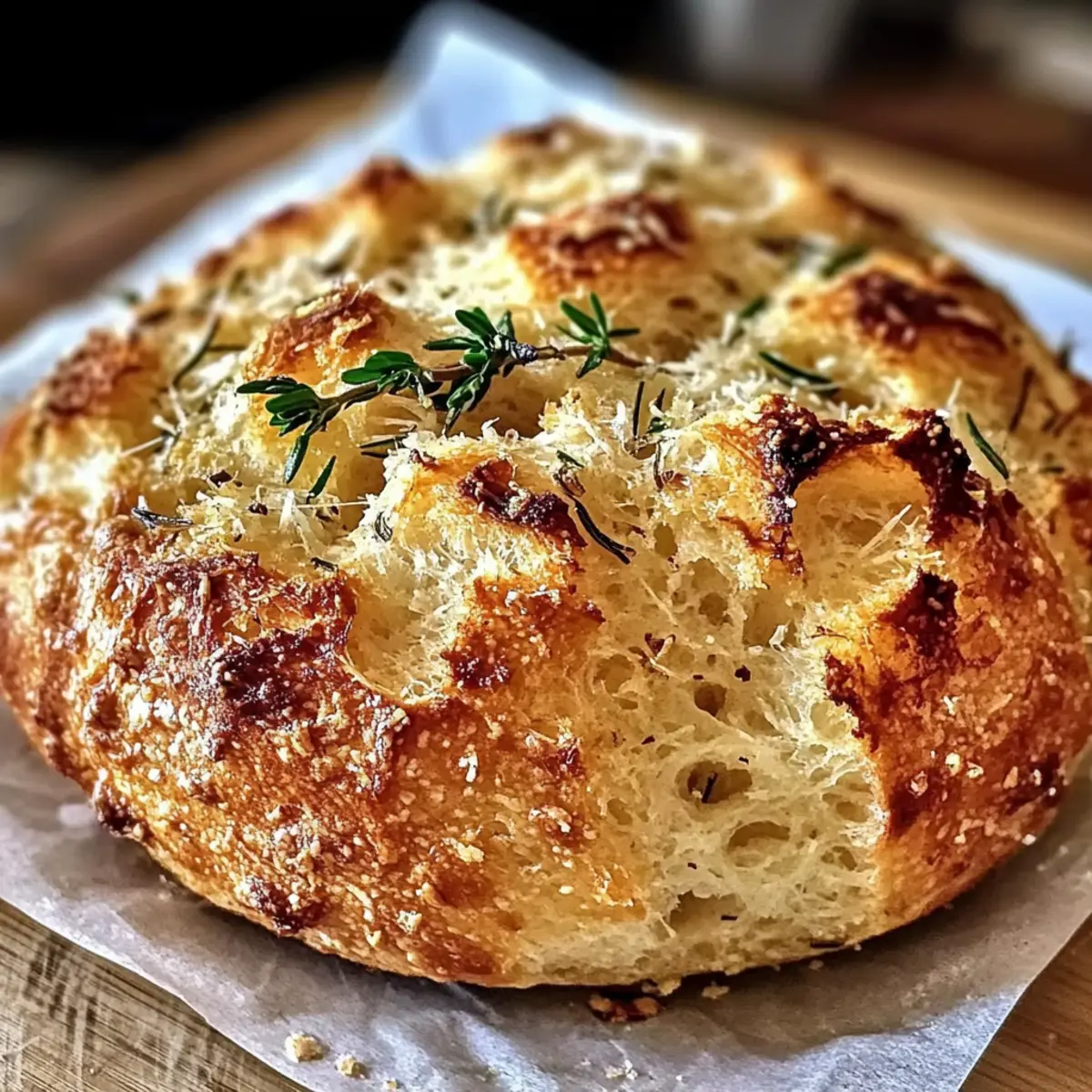 Parmesan Garlic Artisan Bread