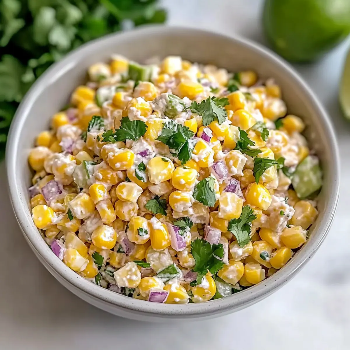 Street Corn Salad with Greek Yogurt