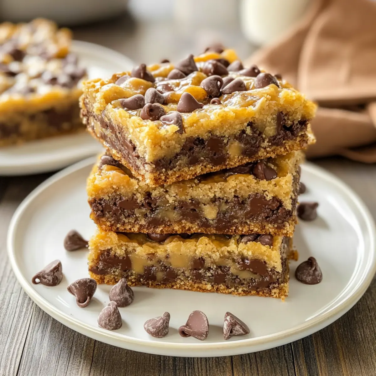 Cake Mix Toffee Bars