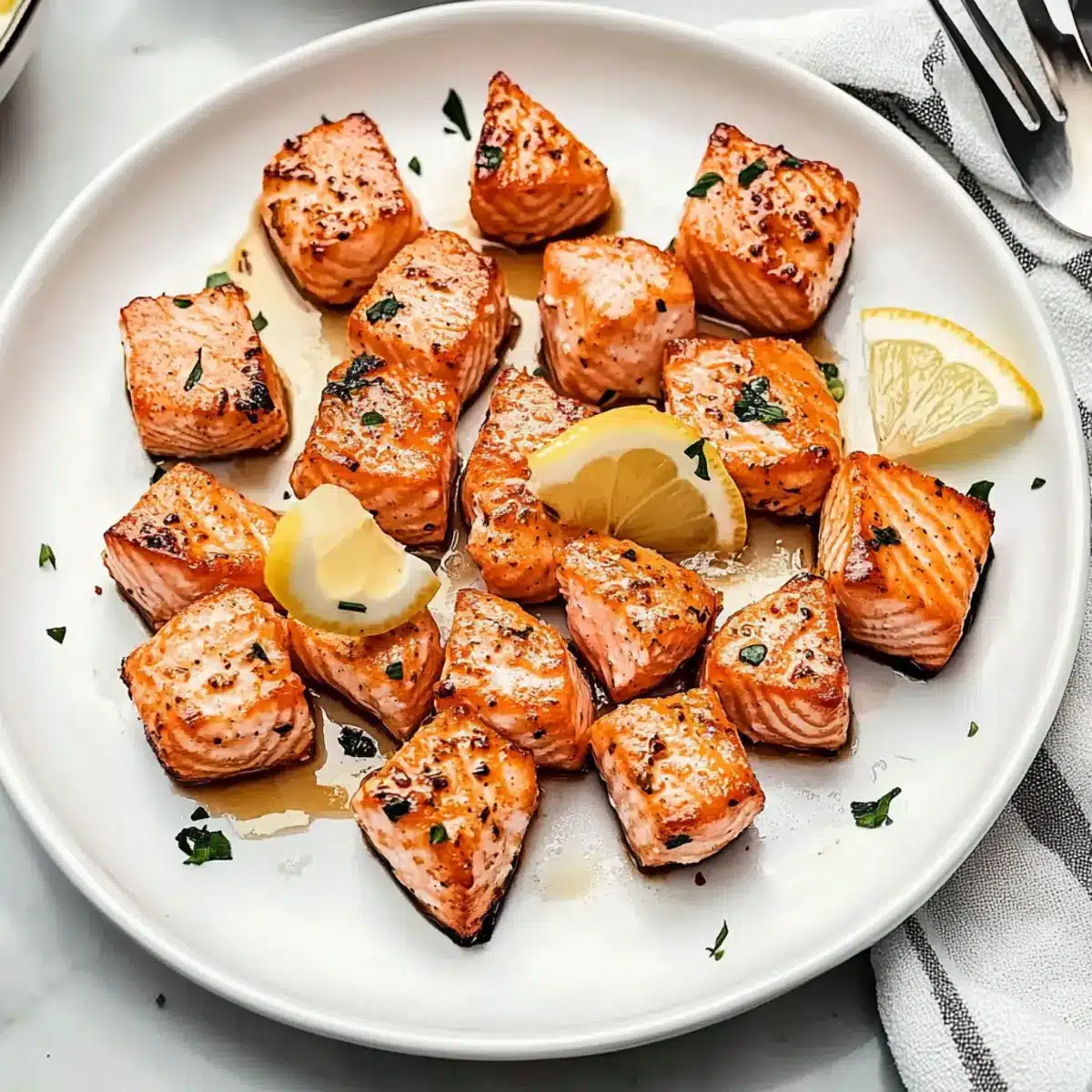 Air Fryer Salmon Bites