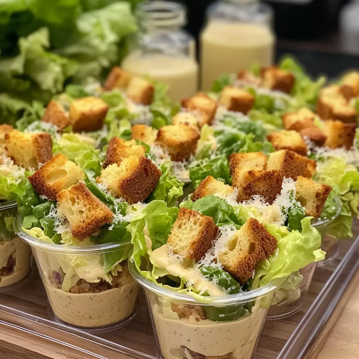 Caesar Salad Cups