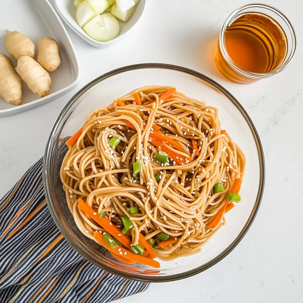 Cold Sesame Noodle Salad