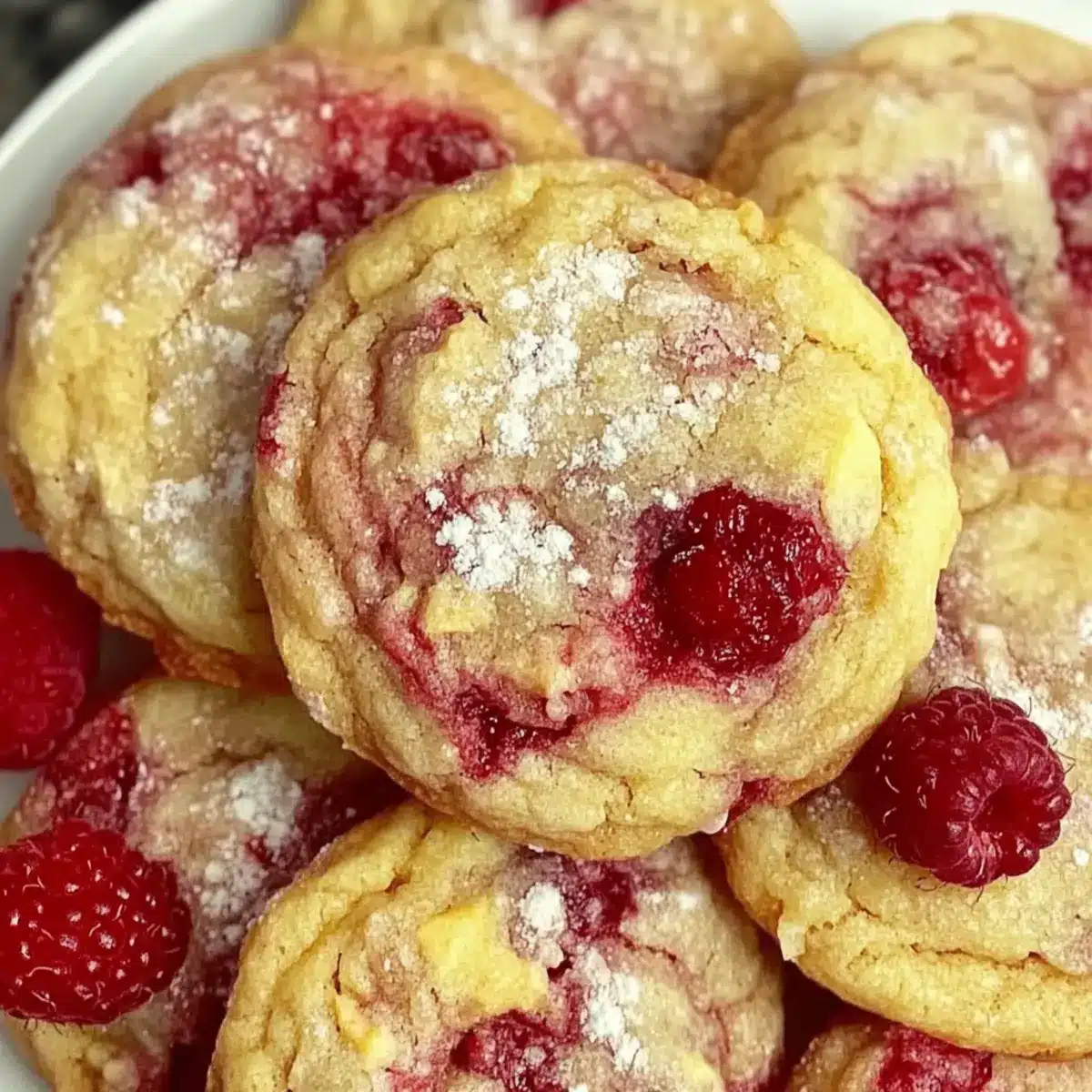 Lemon Raspberry Cookies