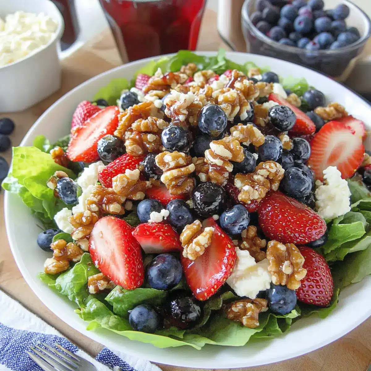 Strawberry Blueberry Salad