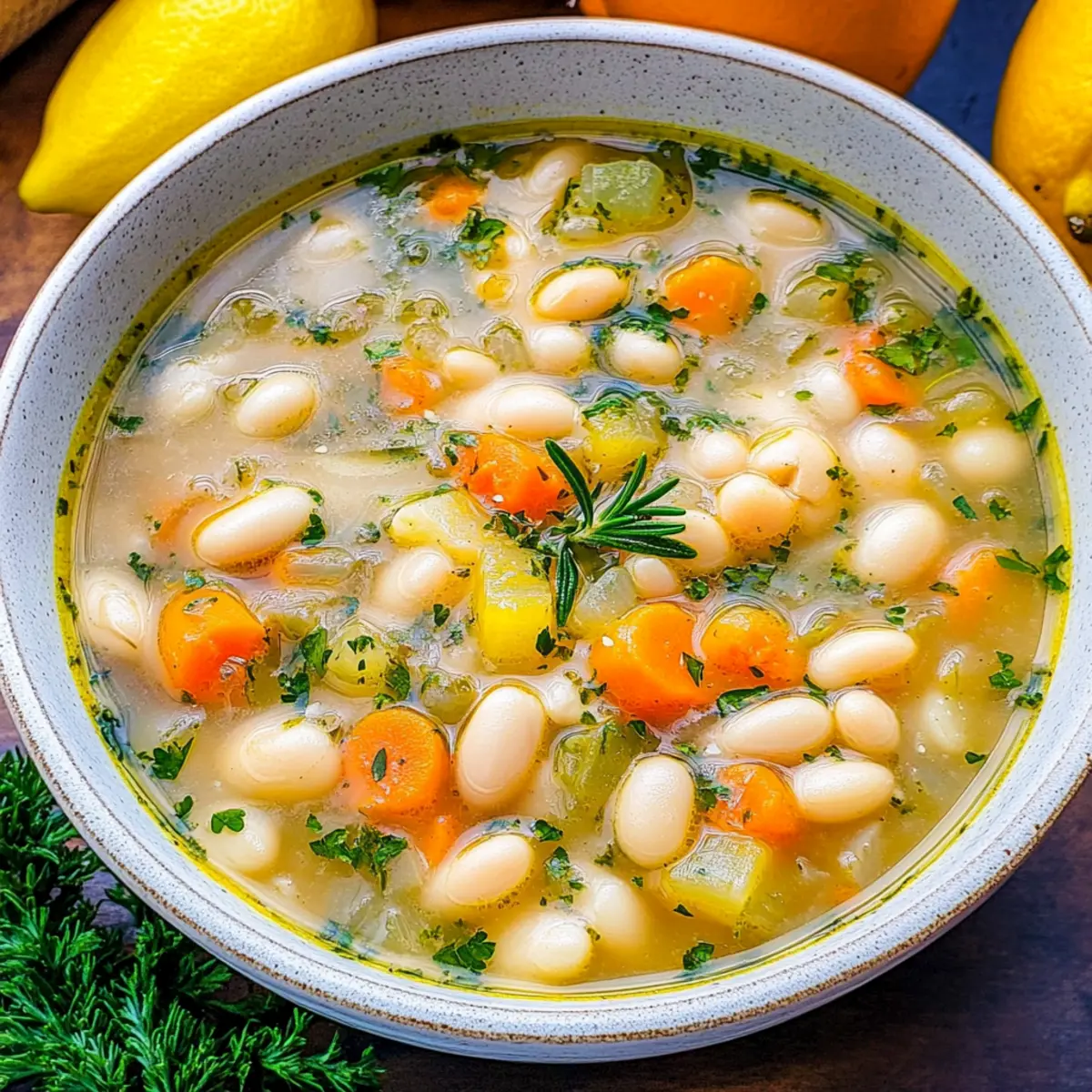 White Bean and Rosemary Soup