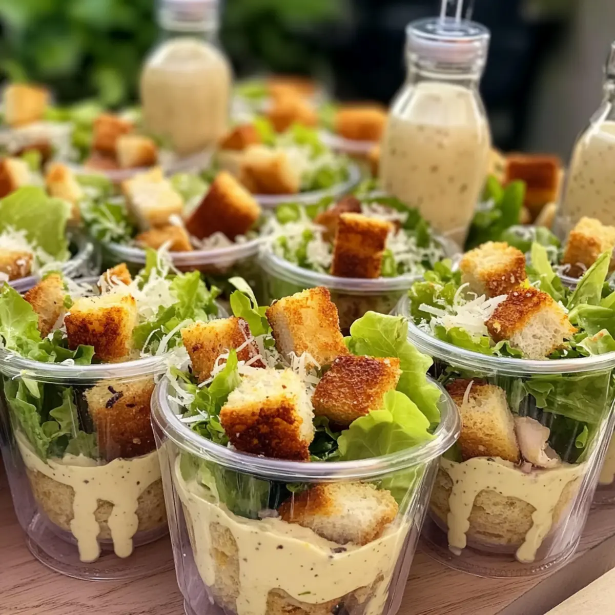 Caesar Salad Cups