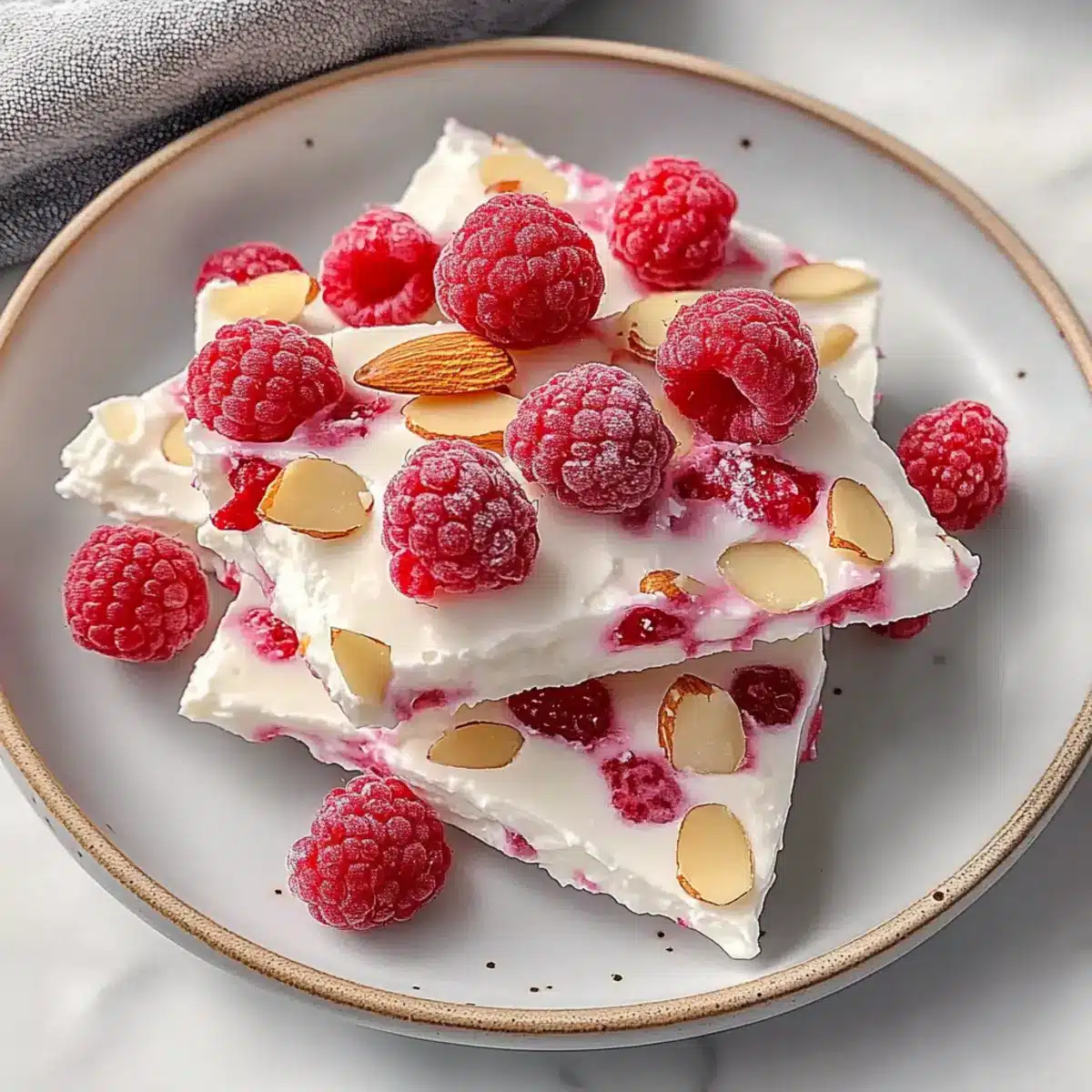 Raspberry Yogurt Bark