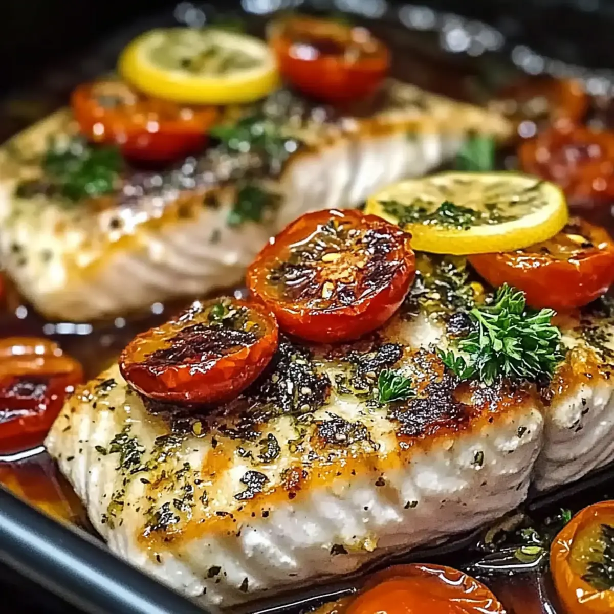 Mediterranean Baked Fish