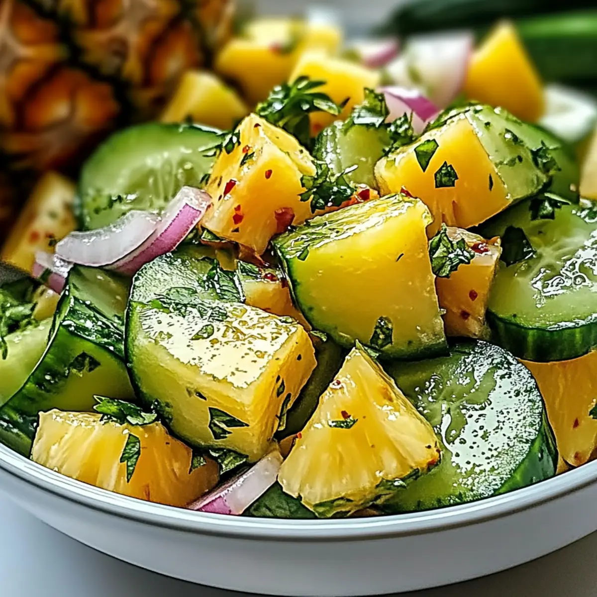 Pineapple Cucumber Salad