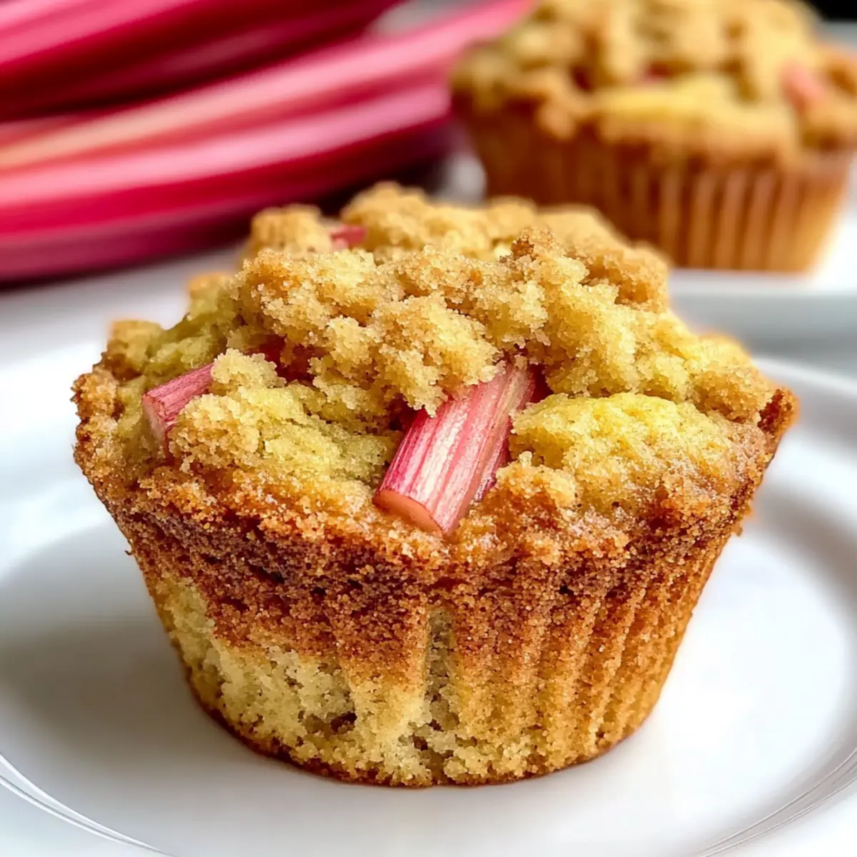 Rhubarb Muffins