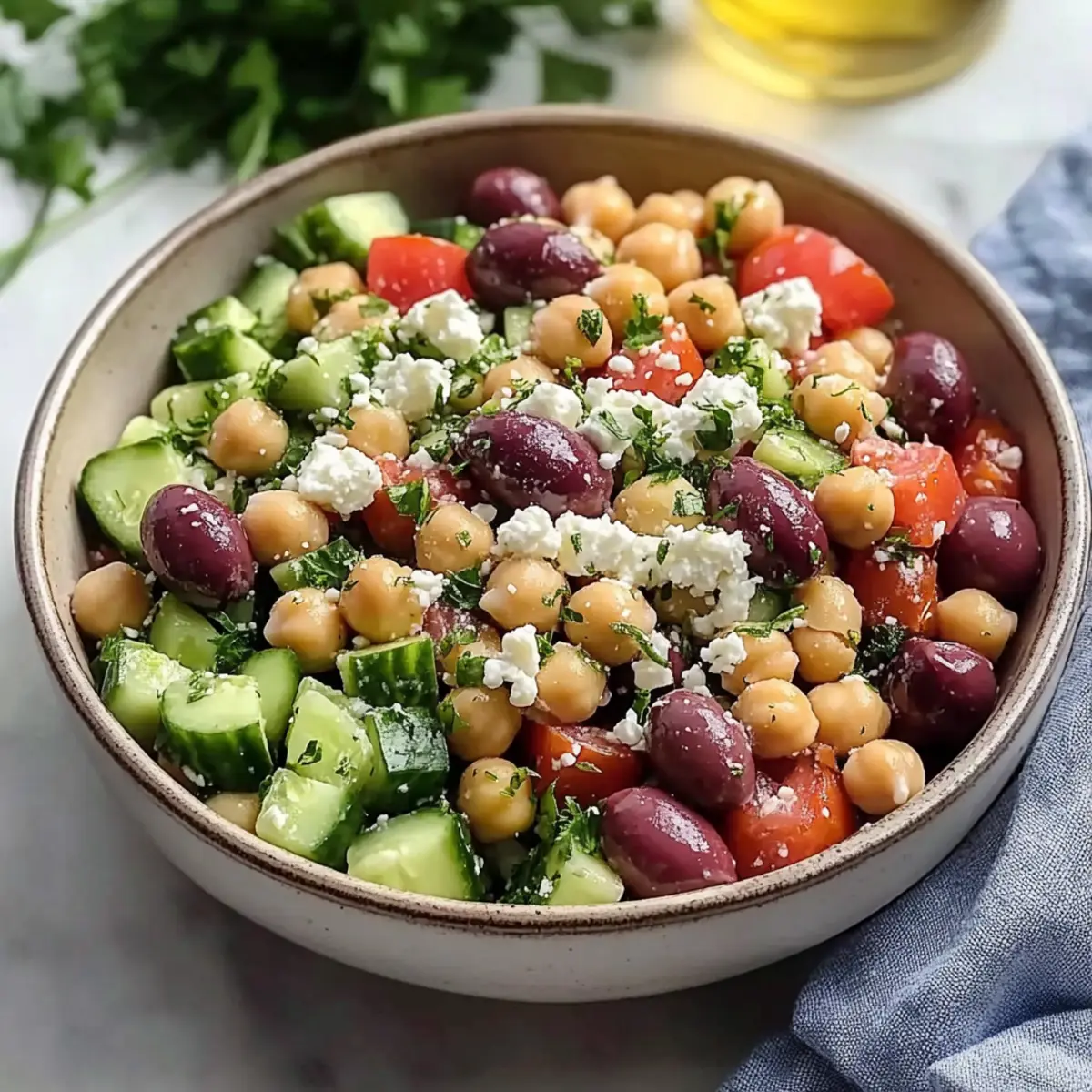 Mediterranean Chickpea Salad