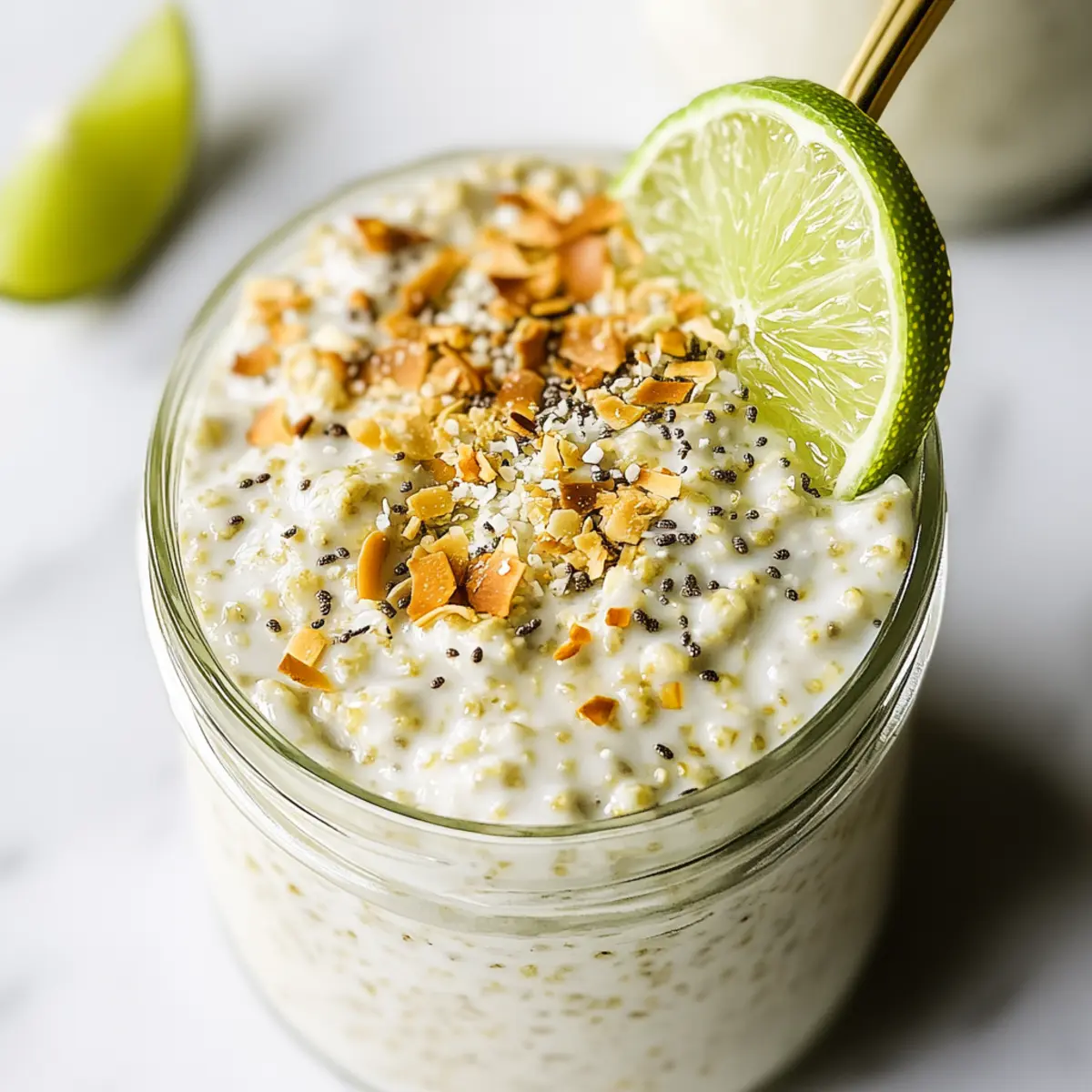Key Lime & Coconut Overnight Oats