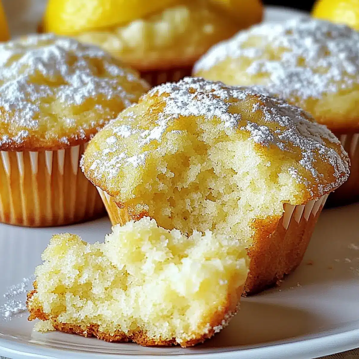 Lemon Cream Cheese Muffins