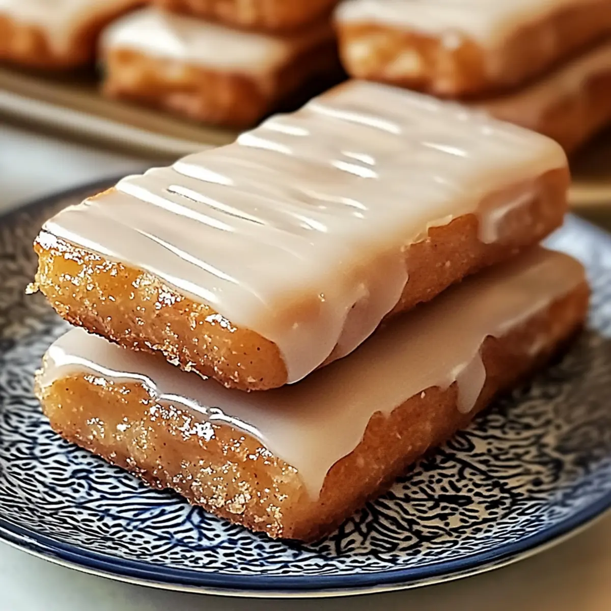 Soft Baked Maple Donut Bars