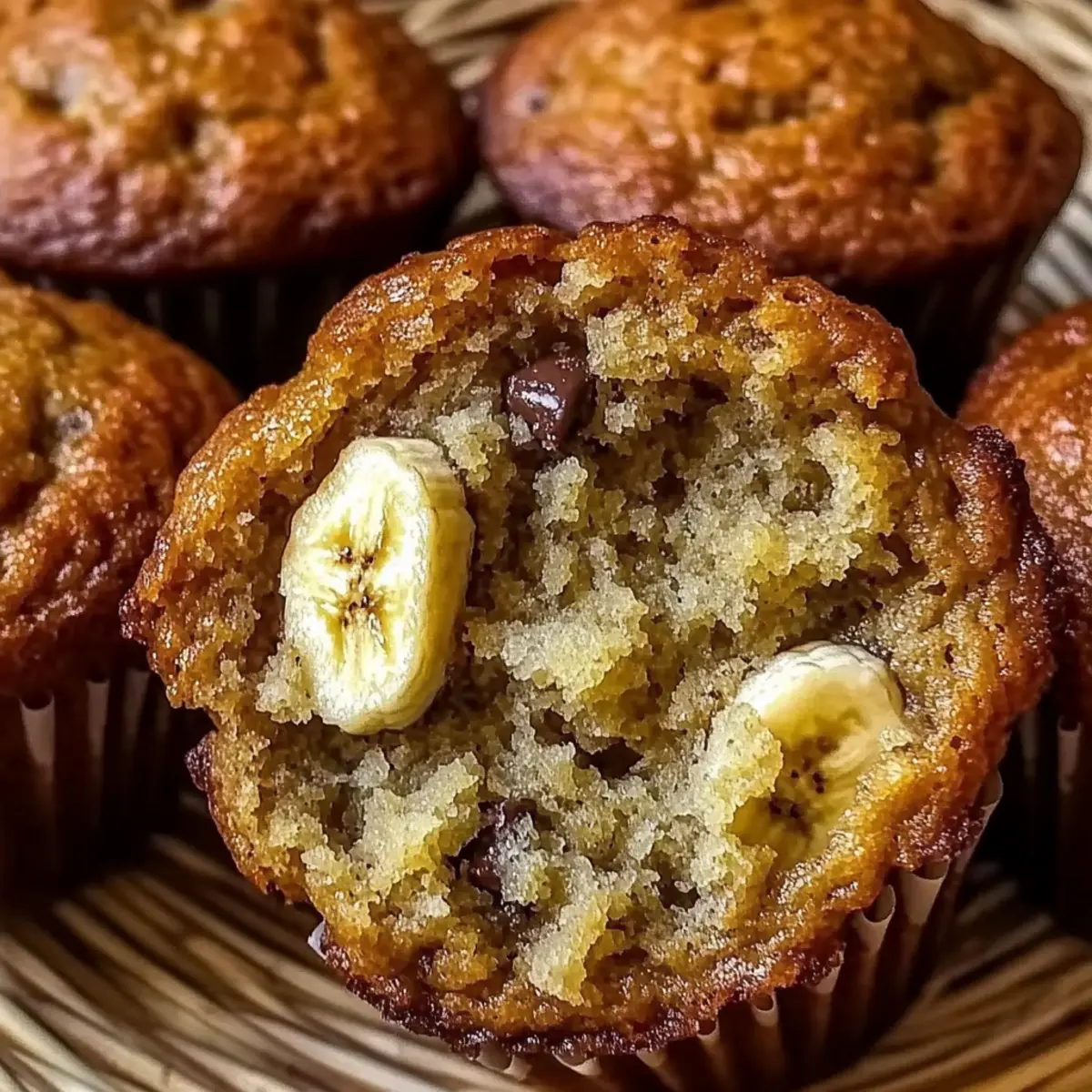Greek Yogurt Banana Muffins