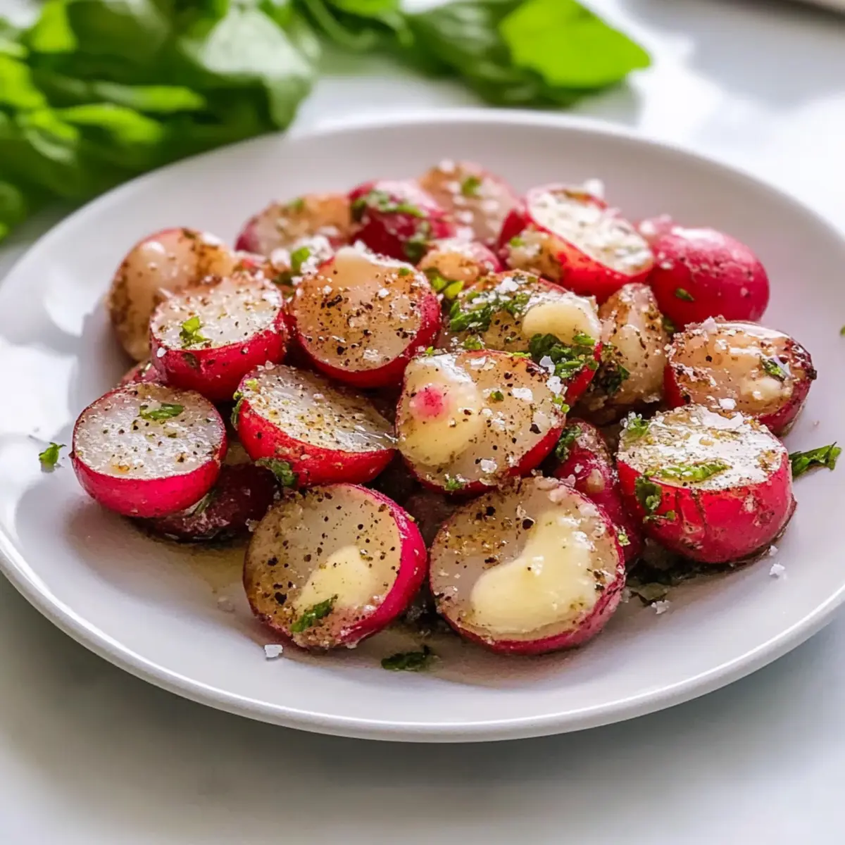 Radishes with Butter and Salt