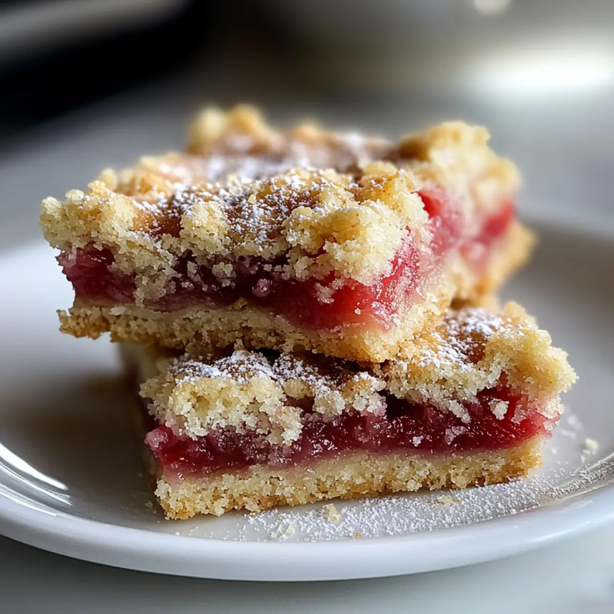 Rhubarb Dream Bars
