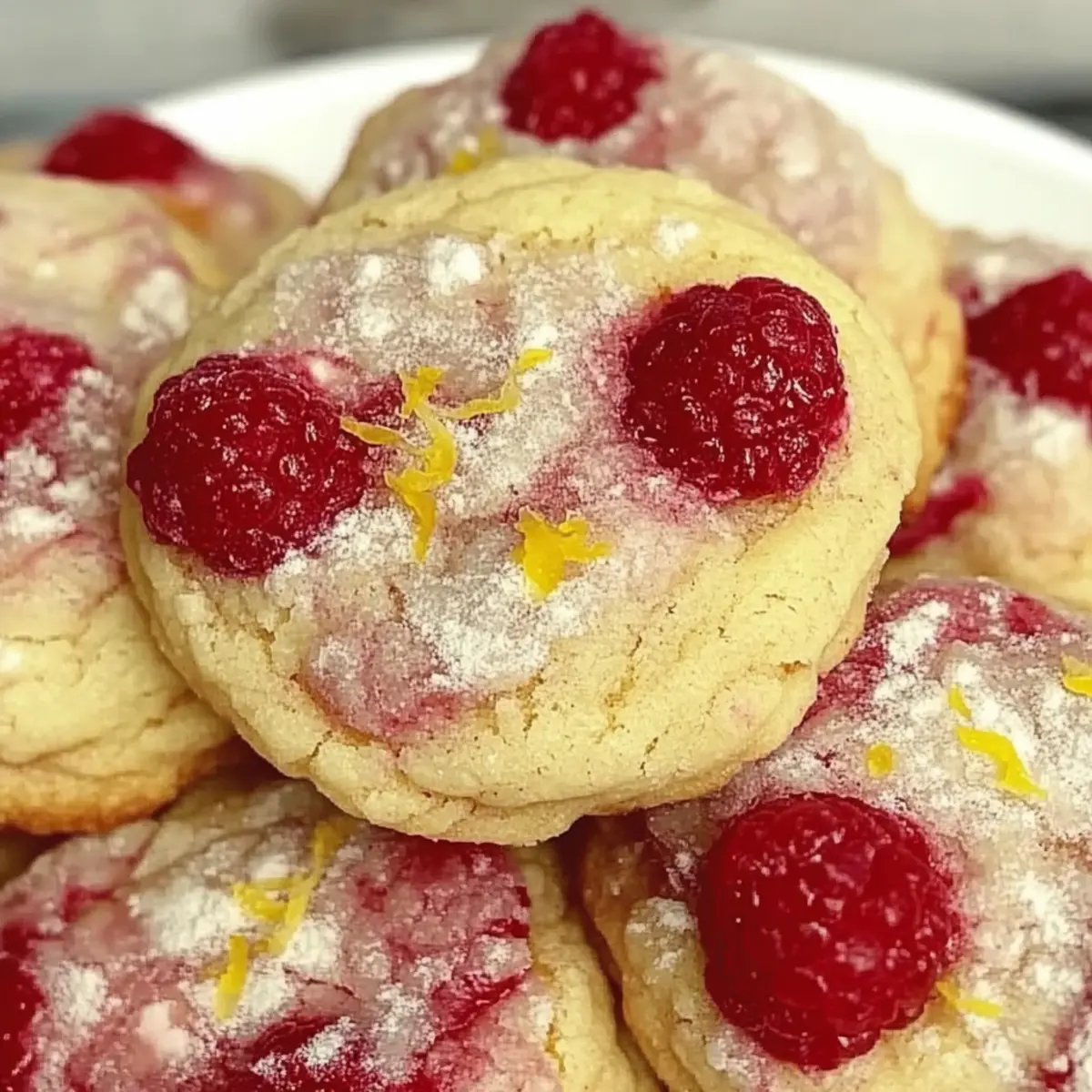 Lemon Raspberry Cookies