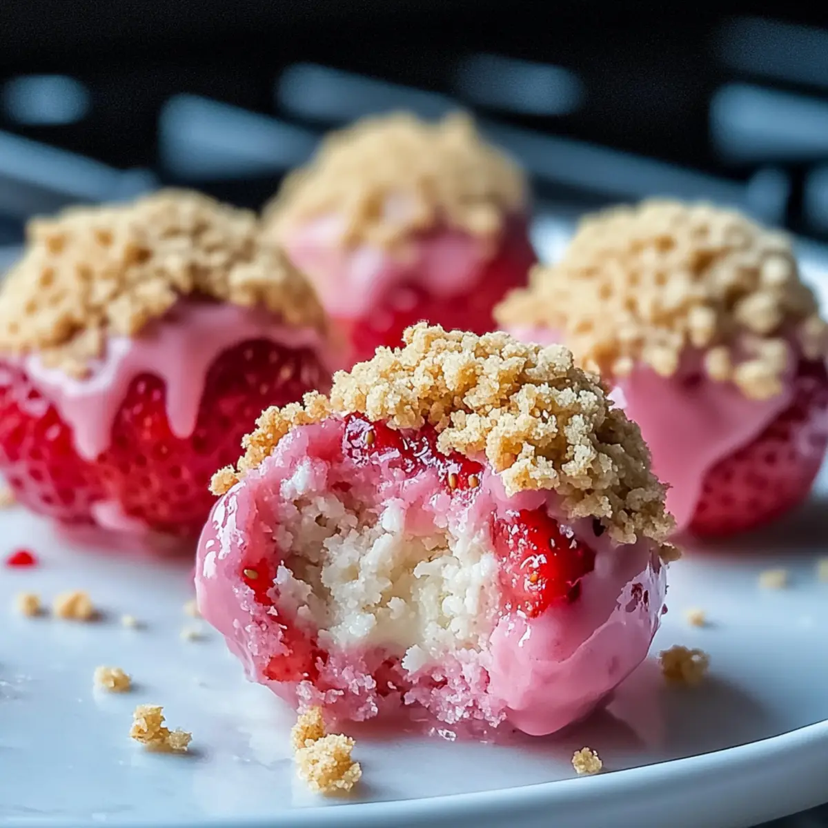 Strawberry Shortcake No-Bake Balls: Sweet Creamy Bites!