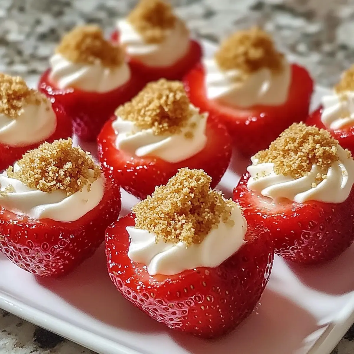 Sweetheart Cheesecake Deviled Strawberries for a Romantic Treat