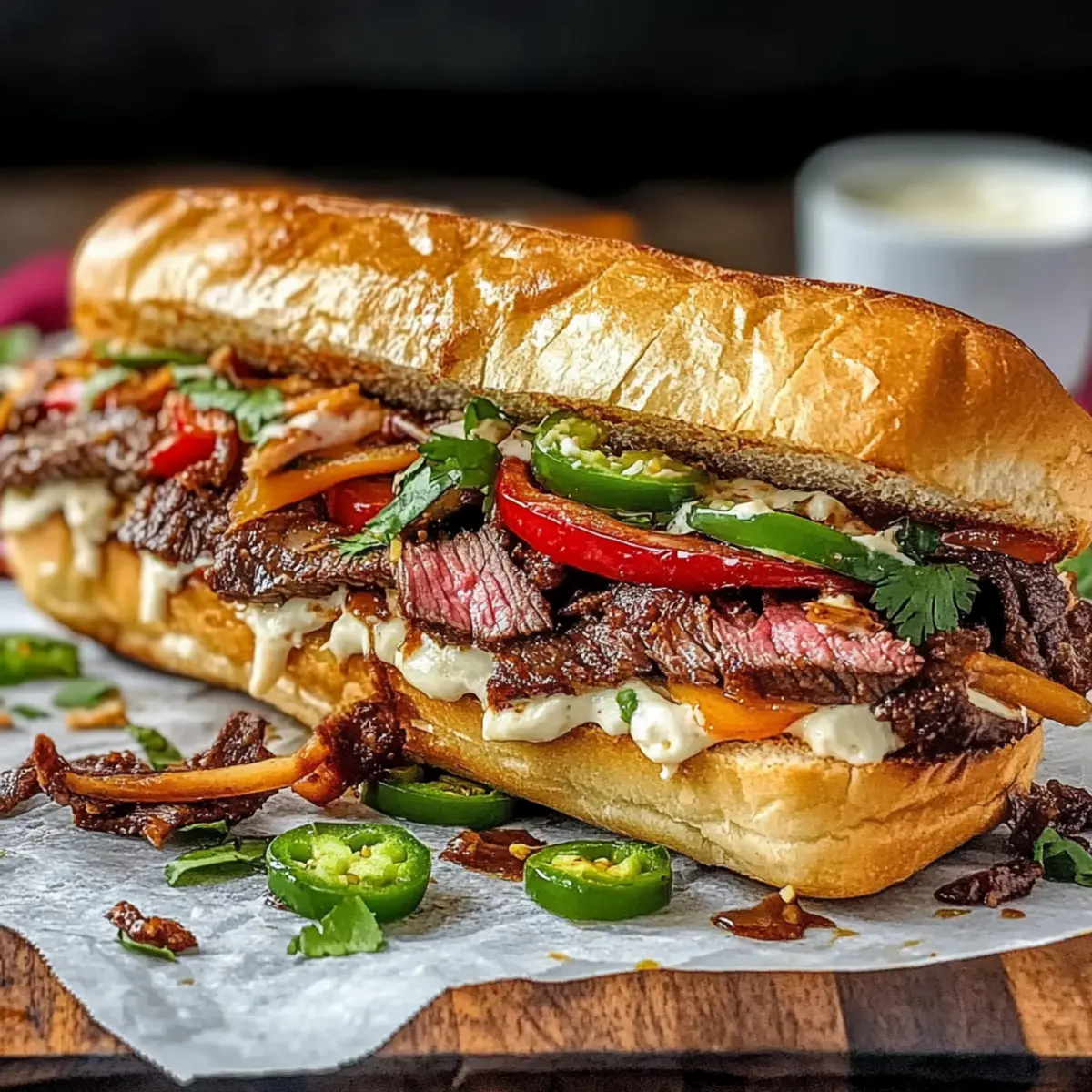 Korean Steak Sandwich