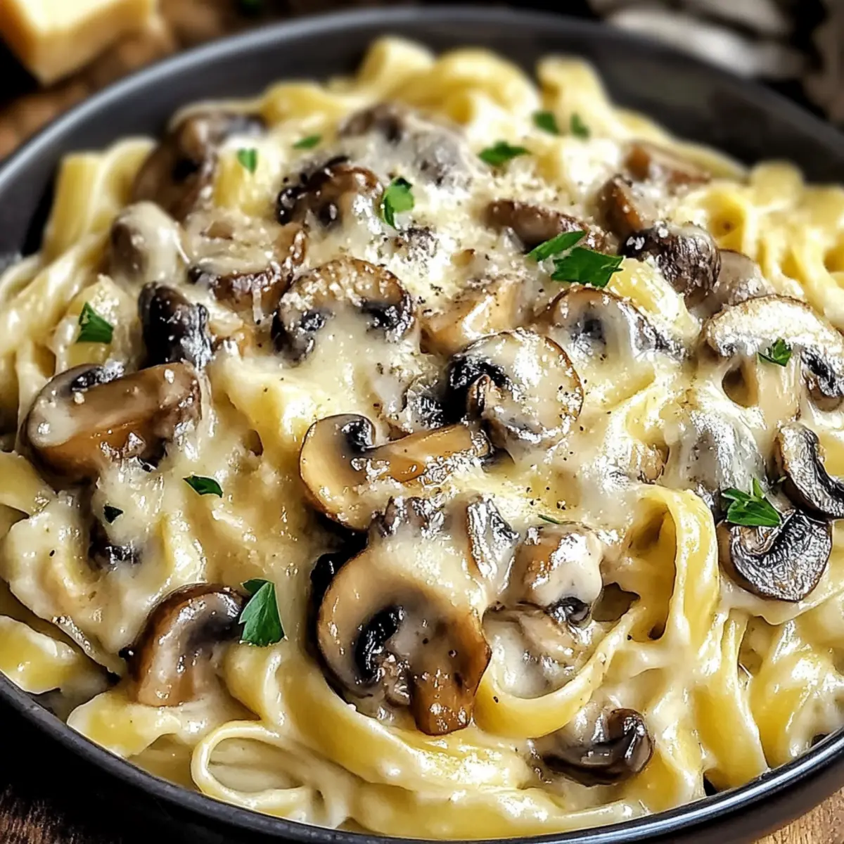 Mushroom Gruyere Pasta