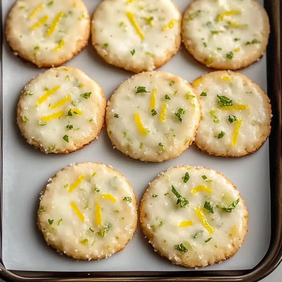 Mojito Sugar Cookies