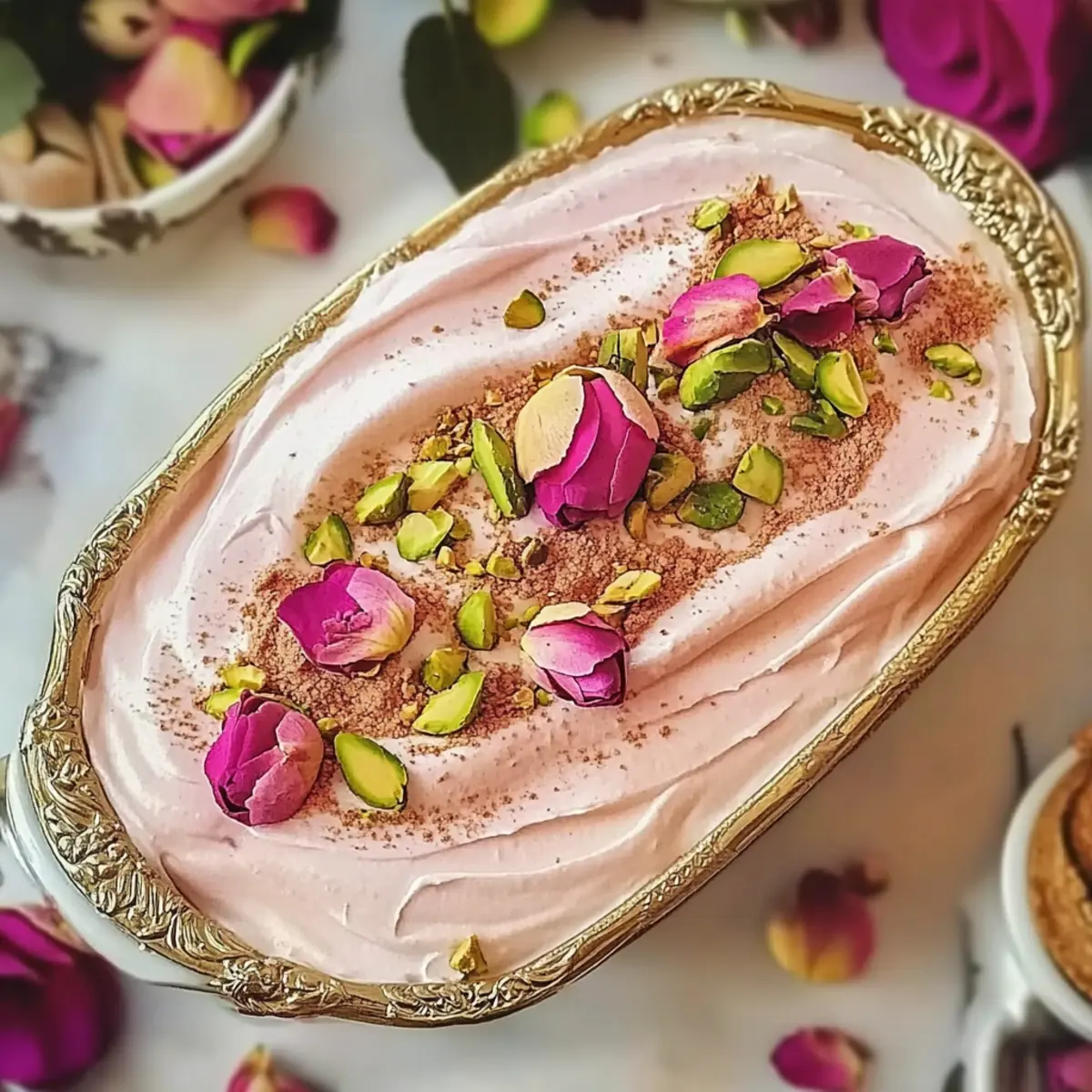 Delightful Eggless Rose Tiramisu for Effortless Elegance