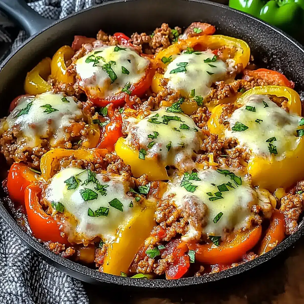 Comforting Unstuffed Pepper Skillet in Just 30 Minutes