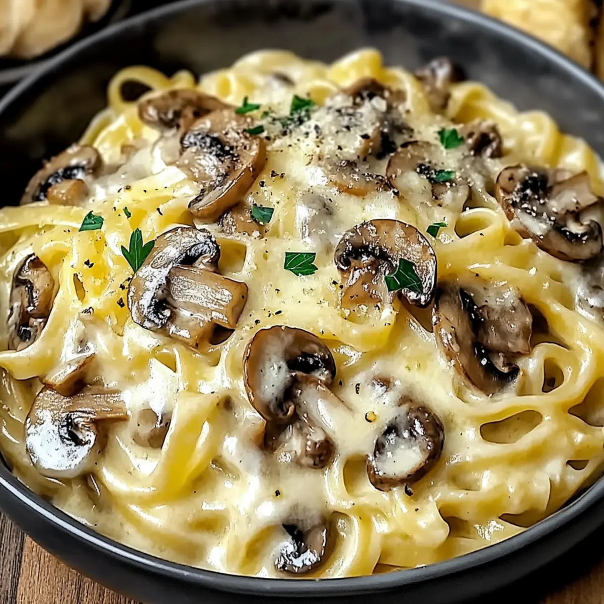 Mushroom Gruyere Pasta